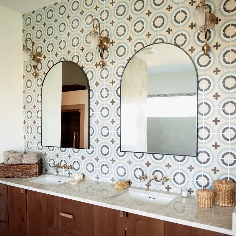 Cementine Posa 1 8x8 Decorative Porcelain Tile