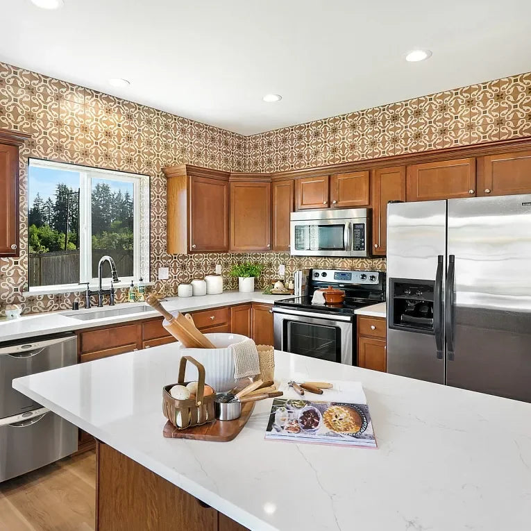 Cementine Retro 3 8x8 Porcelain Tile