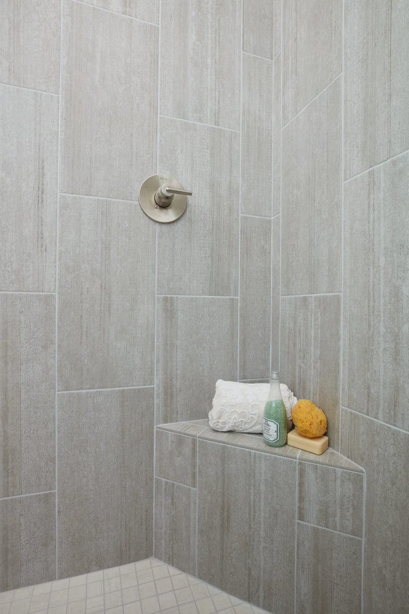Cemento Cassero Grigio 3x12 Surface Bullnose Porcelain Trim