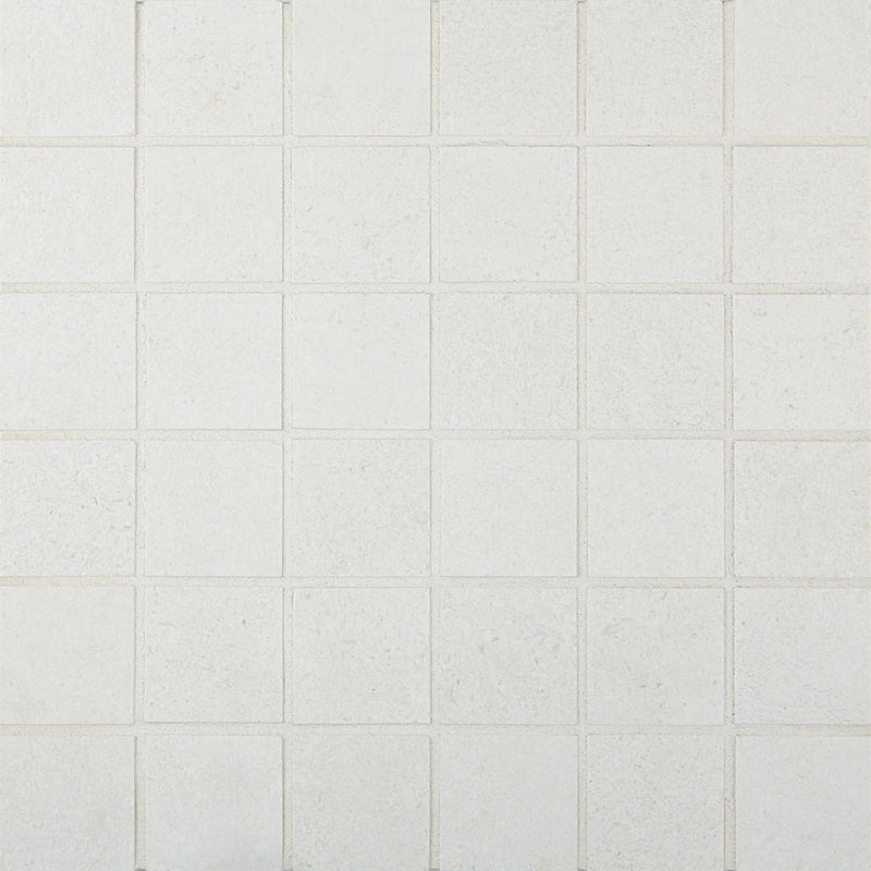 Cemento Rasato Bianco 3x12 Surface Bullnose Porcelain Trim