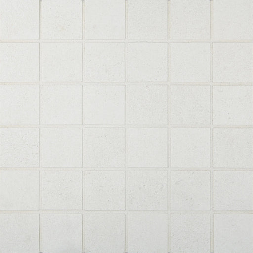 Cemento Rasato Bianco 2x2 Porcelain Mosaic
