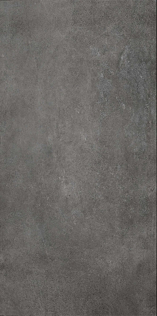 Cemento Rasato Antracite 3x12 Surface Bullnose Porcelain Trim