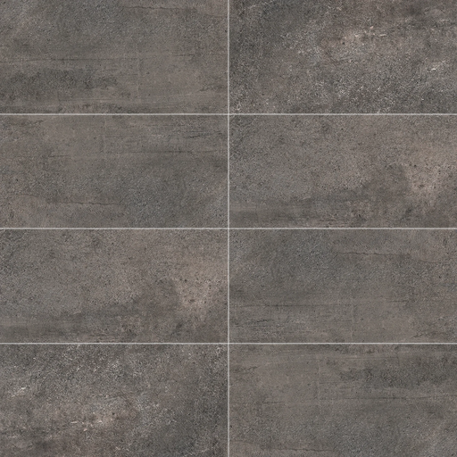 Cemento Rasato Antracite 3x12 Surface Bullnose Porcelain Trim