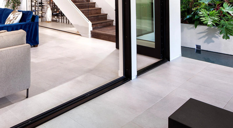 Cemento Rasato Bianco 3x12 Surface Bullnose Porcelain Trim