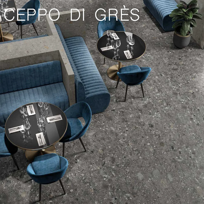 Ceppo Nero R11 24x24 Full Body Stone Look Porcelain Tile
