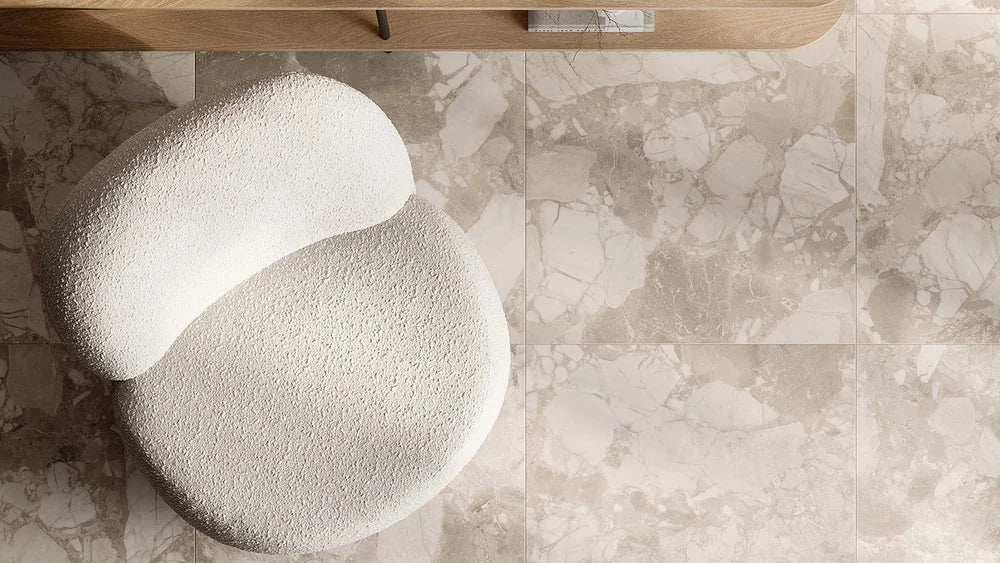 Ceppo Cream 24x48 Matte Porcelain Tile — Solidshape