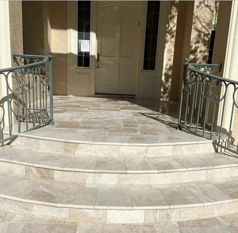 Ceridwen 16x24 Leathered Marble Paver