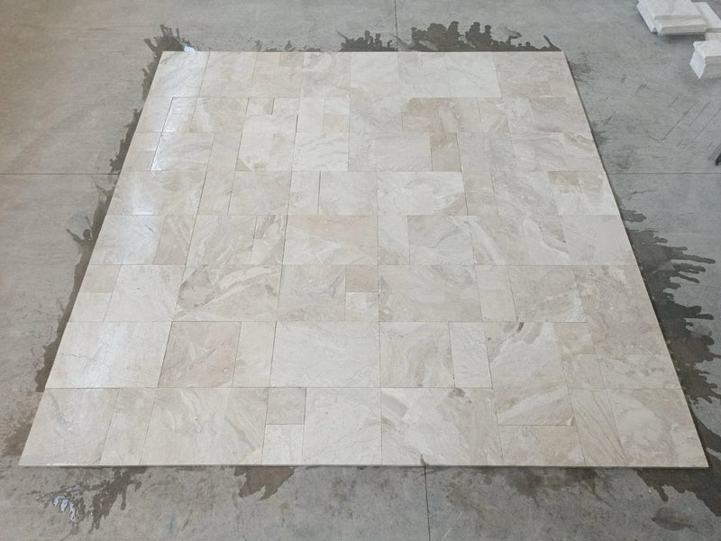 Ceridwen 16x24 Leathered Marble Paver