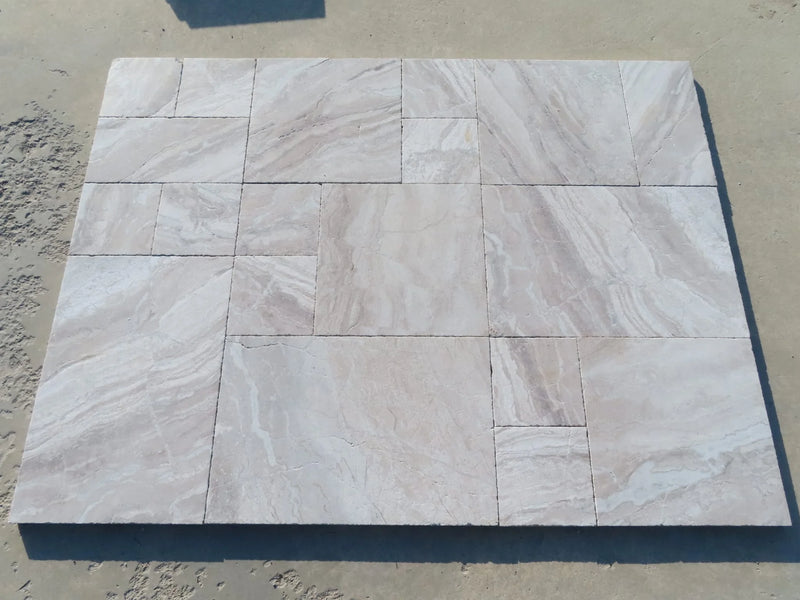Ceridwen 16x24 Leathered Marble Paver