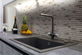 Champagne Blend Interlocking Pattern Misc. Glass Mosaic Tile