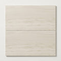 Solidshape Chenille Limestone Tile in White - 12x24 Honed Finish close-up