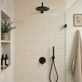 Chenille White Limestone Tile 3x8 Honed 3/8 inch — Bathroom shower wall