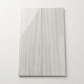 Chenille White Limestone Tile 6x36 Polished 3/8 inch close-up