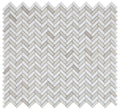 Chevron & Herringbone Haisa 11x12.5 Marble Mosaic