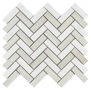 Chevron & Herringbone Haisa 11x12.5 Marble Mosaic