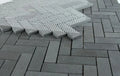 Chevron & Herringbone Herringbone Basalt Mosaic