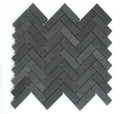 Chevron & Herringbone Herringbone Basalt Mosaic