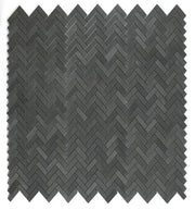 Chevron Herringbone Basalt Mosaic