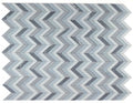 Chevron & Herringbone Deep Ocean 10.75x12.25 Chevron Mosaic
