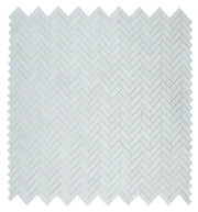 Chevron & Herringbone Dolomite 12x12.75 Polished Marble Mosaic