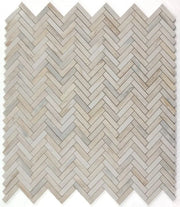 Chevron & Herringbone Eurasian 11.25x11.25 Marble Mosaic