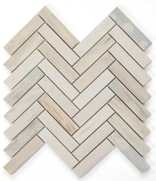 Chevron & Herringbone Eurasian 11.25x11.25 Marble Mosaic