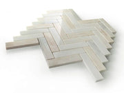 Chevron & Herringbone Eurasian 11.25x11.25 Marble Mosaic