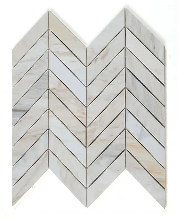 Chevron & Herringbone Eurasian 11x11 Chevron Mosaic