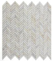Chevron & Herringbone Eurasian 11x11 Chevron Mosaic