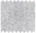 Chevron & Herringbone Italian Blue 11x12.5 Marble Mosaic