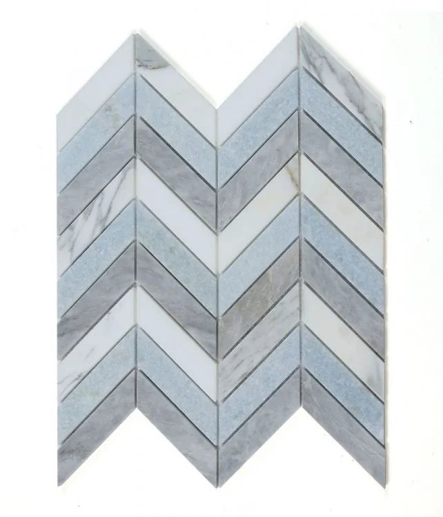 Chevron & Herringbone Livid 10.75x12.25 Mosaic