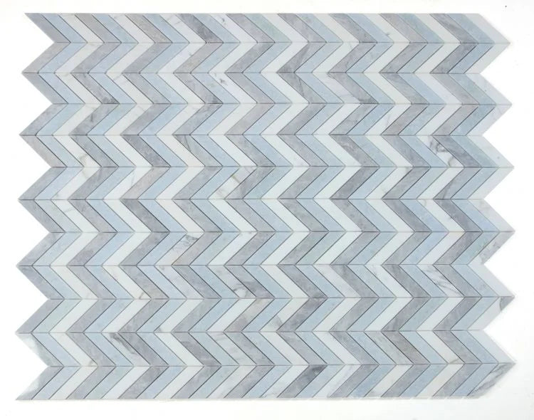 Chevron & Herringbone Livid 10.75x12.25 Mosaic