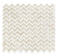 Chevron & Herringbone Marfil 11x12.5 Marble Mosaic