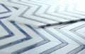 Chevron & Herringbone Royal Sapphire 12x12 Mosaic