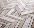 Chevron & Herringbone Shadow Loft Mosaic