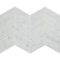 Chevron Venatino Polished Large Mesh Pattern Marble Mosaic