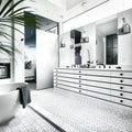 Chevron Venatino Polished Large Mesh Pattern Marble Mosaic