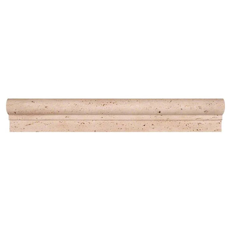 Chiaro Crown Molding 1x2 Honed Travertine Trim