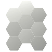 Chicago Exa Ash 8.5x9.8 Hexagon Ceramic Tile