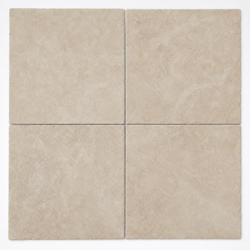 Chiseled Travertine Classico 18x18 Honed Filled Tile close-up