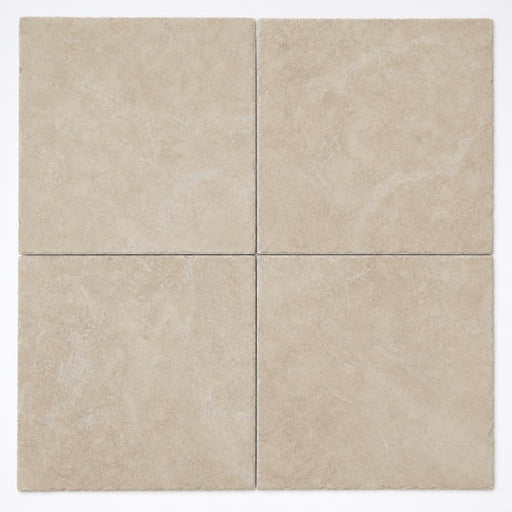 Chiseled Travertine Classico 18x18 Honed Filled Tile close-up
