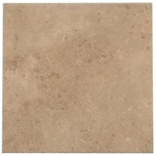 Chiseled Travertine Noce 18x18 Honed Filled Tile