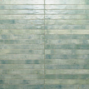 Chroma Aquamarine 18x2 Gloss Ceramic Field Tile