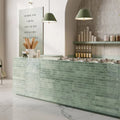 Chroma Aquamarine 18x2 Gloss Ceramic Field Tile