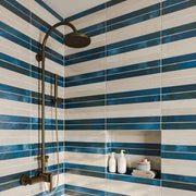 Chroma Blue 18x2 Gloss Ceramic Field Tile