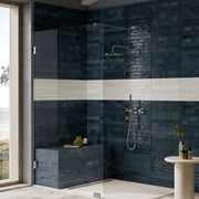 Chroma Blue 18x2 Gloss Ceramic Field Tile