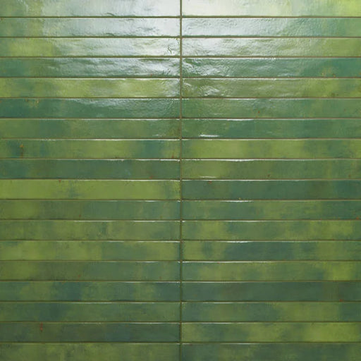 Chroma Green 18x2 Gloss Ceramic Field Tile
