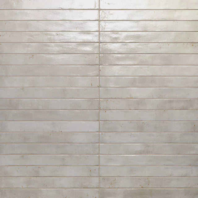 Chroma Light Grey 18x2 Gloss Ceramic Field Tile