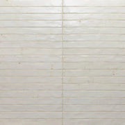 Chroma White 2x18 Field Gloss Ceramic Tile