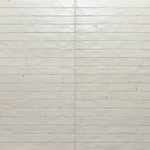 Chroma White 2x18 Field Gloss Ceramic Tile